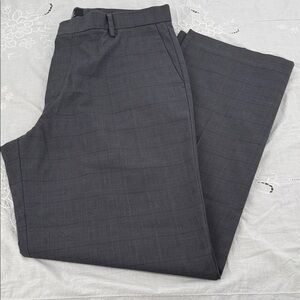 Dockers Pants Mens 36 x 32 Classic Fit Dress Gray Plaid Trousers Work Career